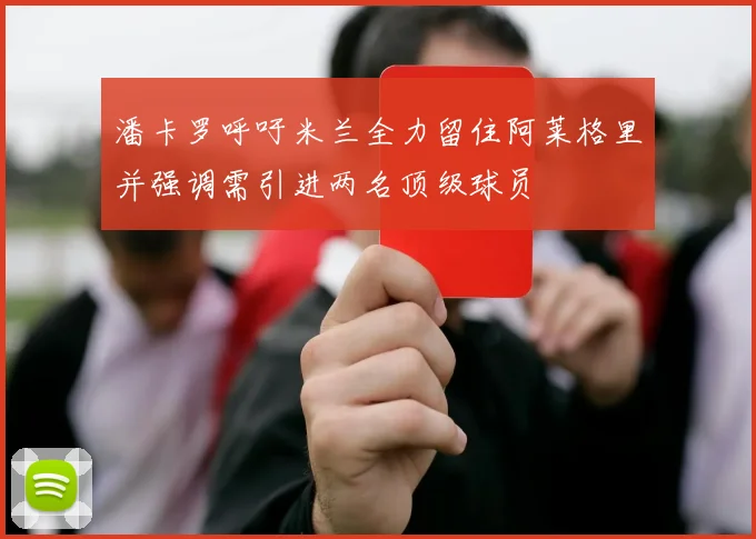 潘卡罗呼吁米兰全力留住阿莱格里并强调需引进两名顶级球员